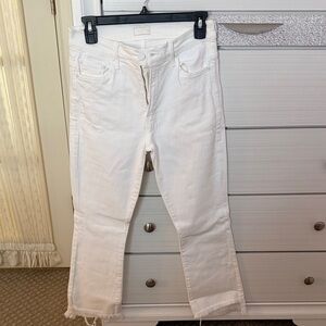 MOTHER Women's White Jeans